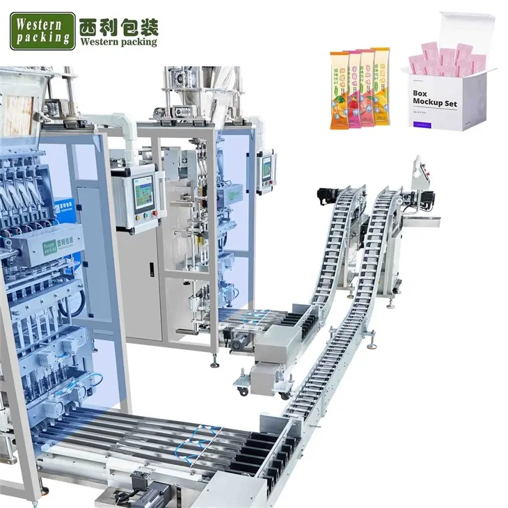 स्टिक पाउच के लिए स्वचालित कार्टन मशीन