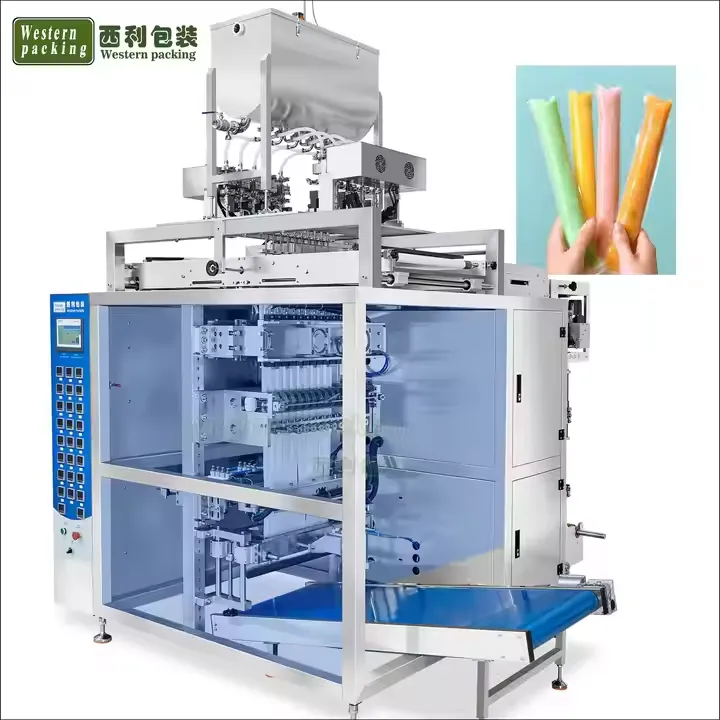 स्वचालित तरल आइस लॉली पाउच पैकिंग मशीन