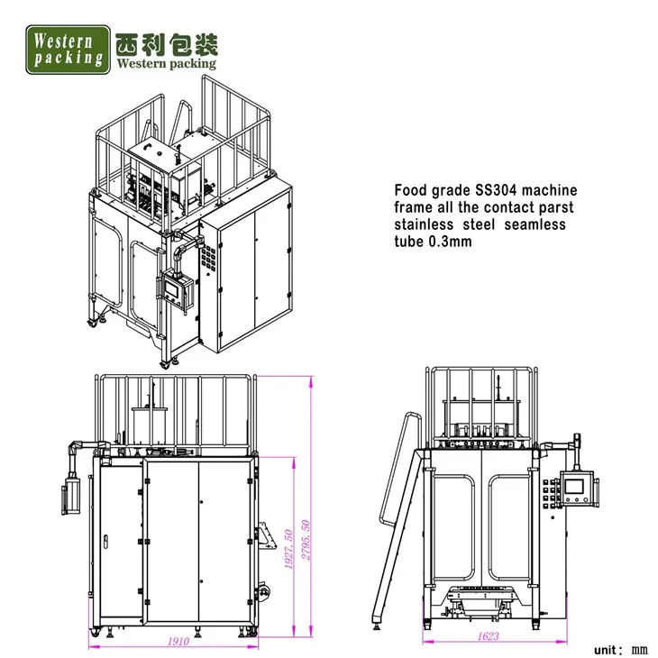 oil pouch packing machine