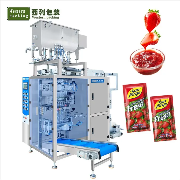 मल्टी लेन होटल पाउच पैकिंग मशीन